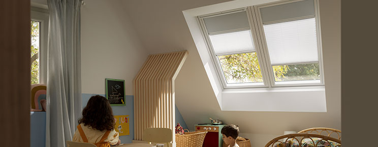 VELUX duo blackout roller blinds for roof windows